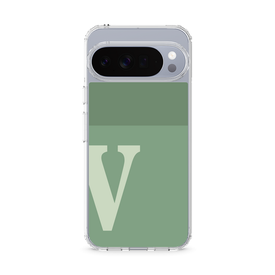 Slim Protection Case［ Original - initial two tone - V green ］