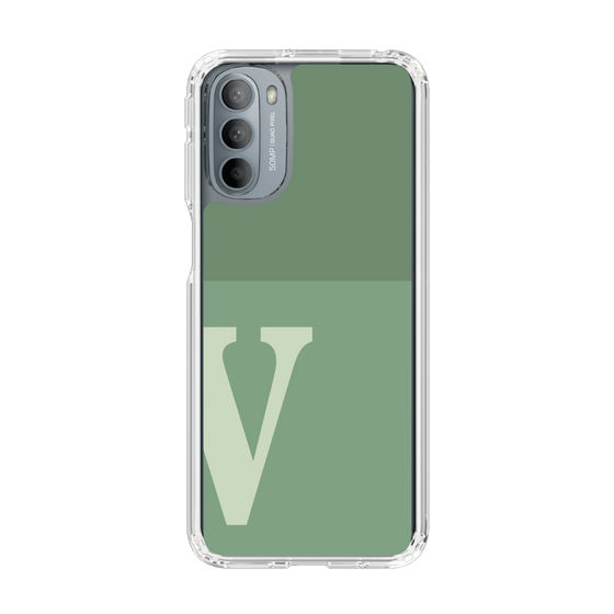 Slim Protection Case［ Original - initial two tone - V green ］