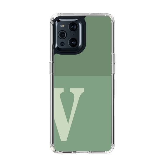 Slim Protection Case［ Original - initial two tone - V green ］