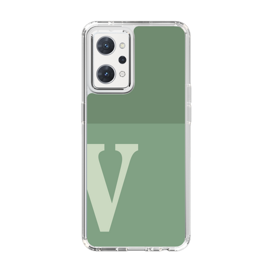 Slim Protection Case［ Original - initial two tone - V green ］