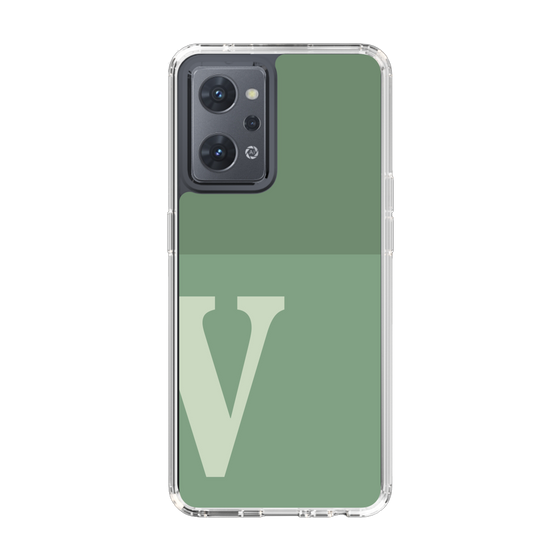 Slim Protection Case［ Original - initial two tone - V green ］