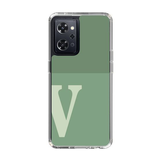 Slim Protection Case［ オリジナル - initial two tone - V green ］