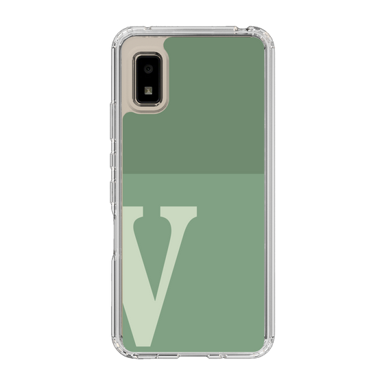 Slim Protection Case［ Original - initial two tone - V green ］