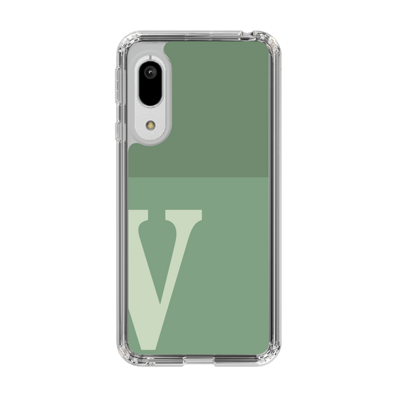 Slim Protection Case［ Original - initial two tone - V green ］