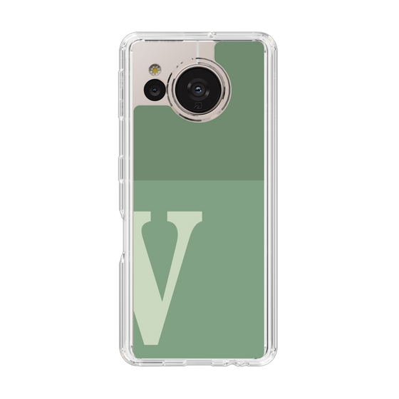 Slim Protection Case［ Original - initial two tone - V green ］
