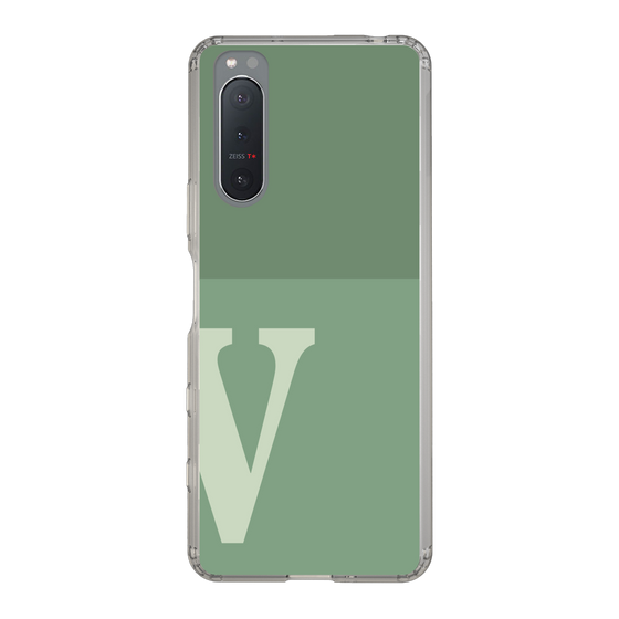 Slim Protection Case［ Original - initial two tone - V green ］