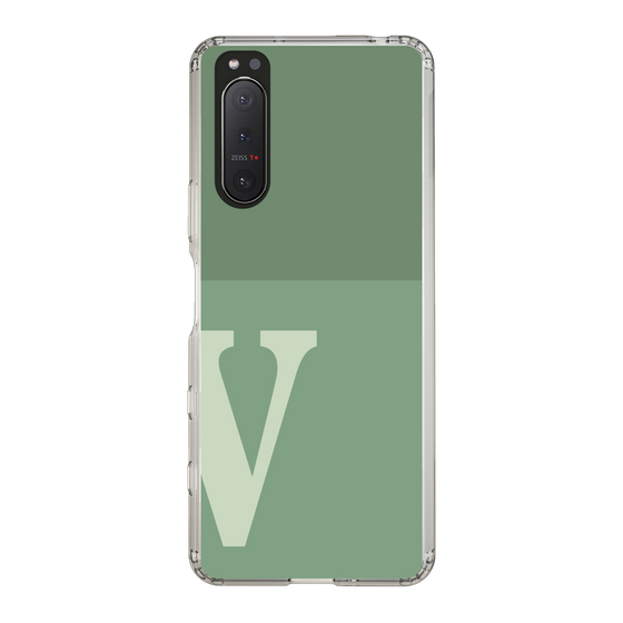 Slim Protection Case［ Original - initial two tone - V green ］