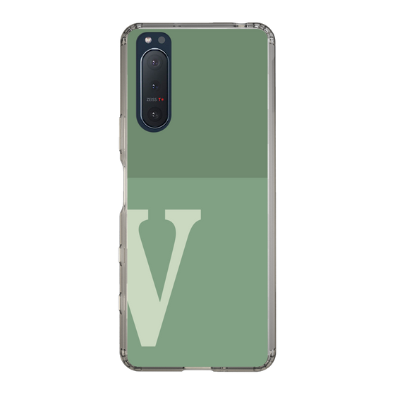 Slim Protection Case［ Original - initial two tone - V green ］