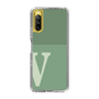 Slim Protection Case［ Original - initial two tone - V green ］