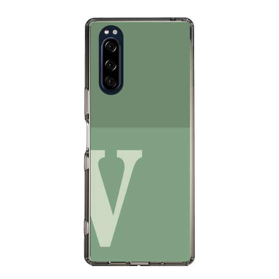Slim Protection Case［ Original - initial two tone - V green ］
