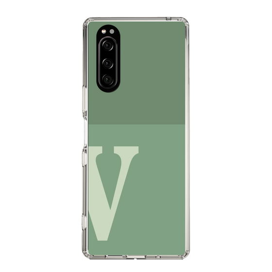 Slim Protection Case［ Original - initial two tone - V green ］