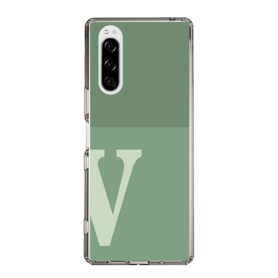 Slim Protection Case［ Original - initial two tone - V green ］