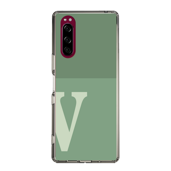 Slim Protection Case［ Original - initial two tone - V green ］