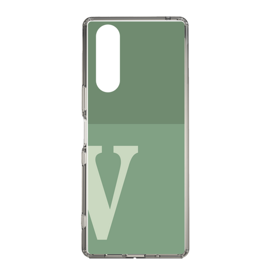 Slim Protection Case［ Original - initial two tone - V green ］