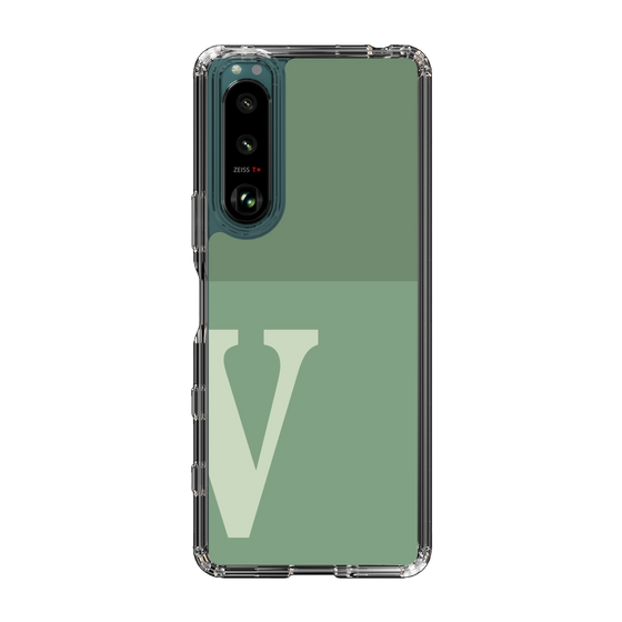 Slim Protection Case［ Original - initial two tone - V green ］