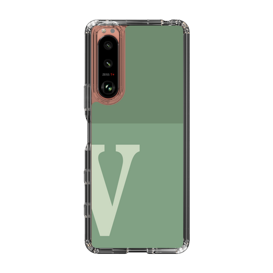 Slim Protection Case［ Original - initial two tone - V green ］