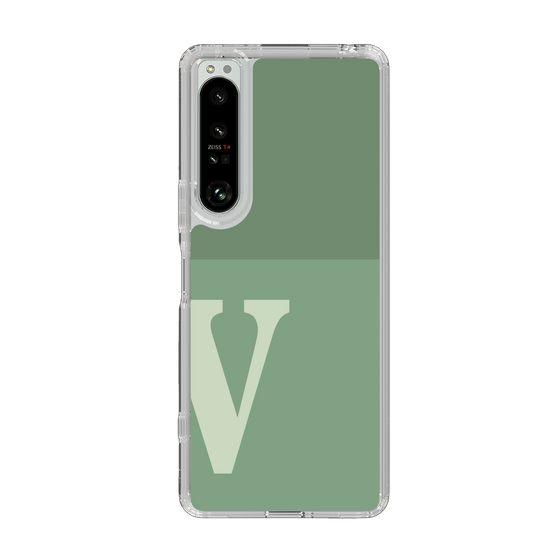 Slim Protection Case［ Original - initial two tone - V green ］