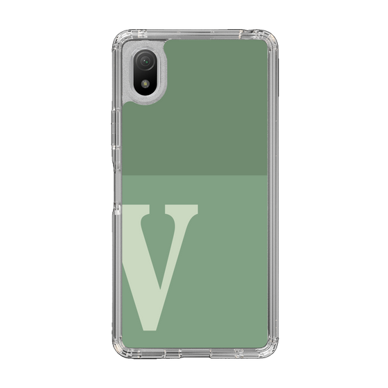 Slim Protection Case［ Original - initial two tone - V green ］