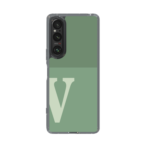 Slim Protection Case［ Original - initial two tone - V green ］