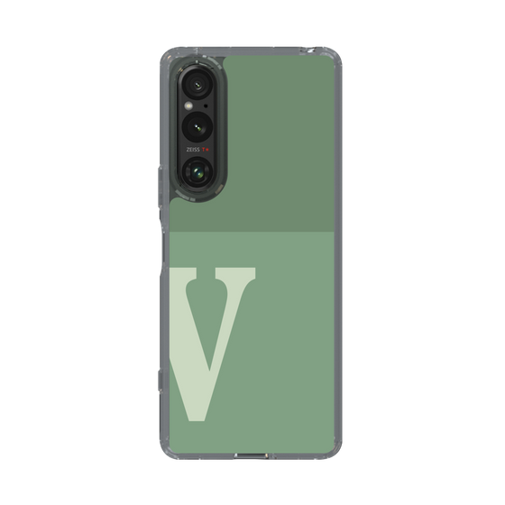Slim Protection Case［ Original - initial two tone - V green ］