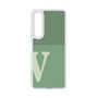 Slim Protection Case［ Original - initial two tone - V green ］