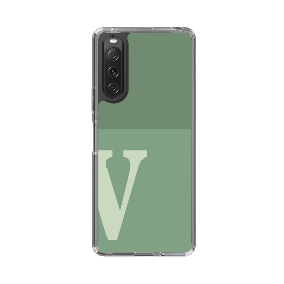 Slim Protection Case［ Original - initial two tone - V green ］