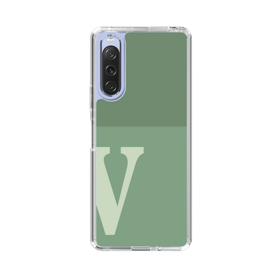 Slim Protection Case［ Original - initial two tone - V green ］