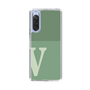 Slim Protection Case［ Original - initial two tone - V green ］