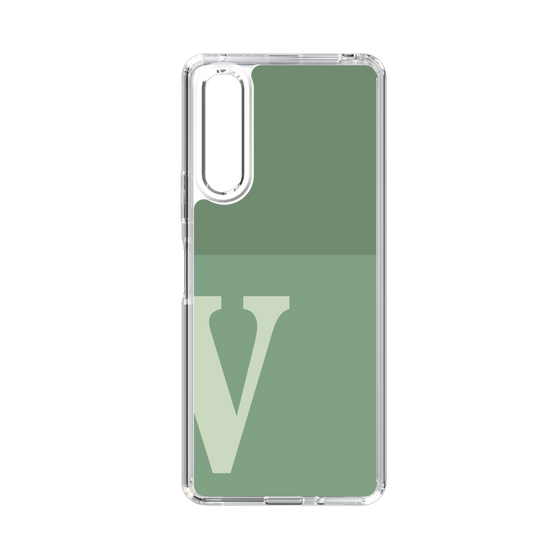 Slim Protection Case［ Original - initial two tone - V green ］