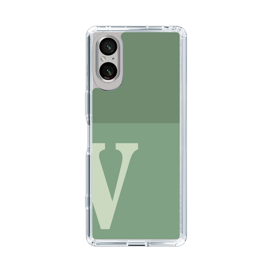 Slim Protection Case［ Original - initial two tone - V green ］