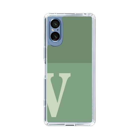 Slim Protection Case［ Original - initial two tone - V green ］
