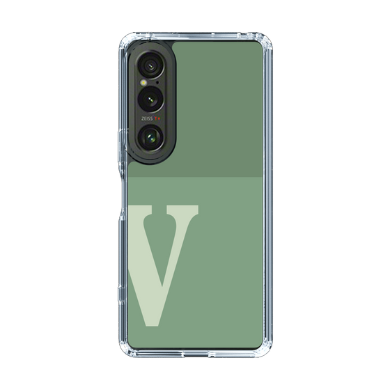 Slim Protection Case［ Original - initial two tone - V green ］