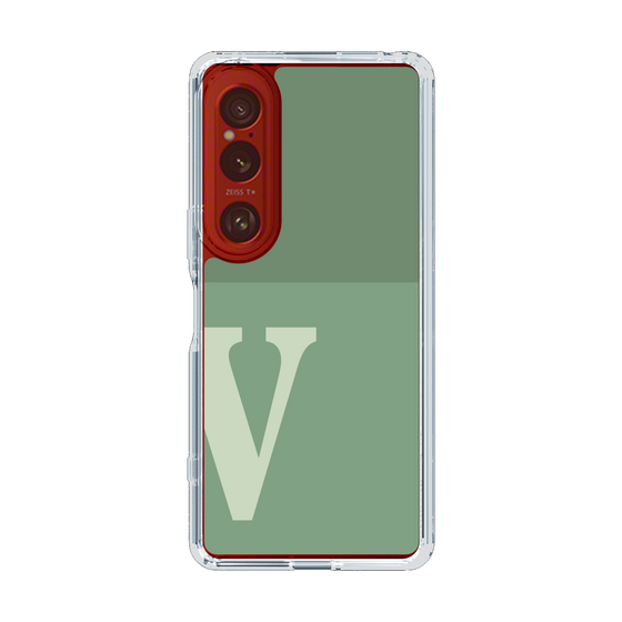 Slim Protection Case［ Original - initial two tone - V green ］