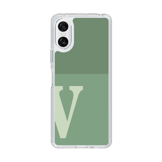 Slim Protection Case［ Original - initial two tone - V green ］