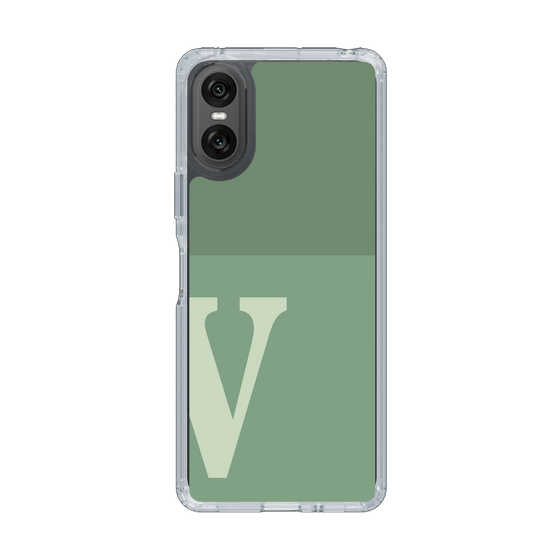 Slim Protection Case［ Original - initial two tone - V green ］