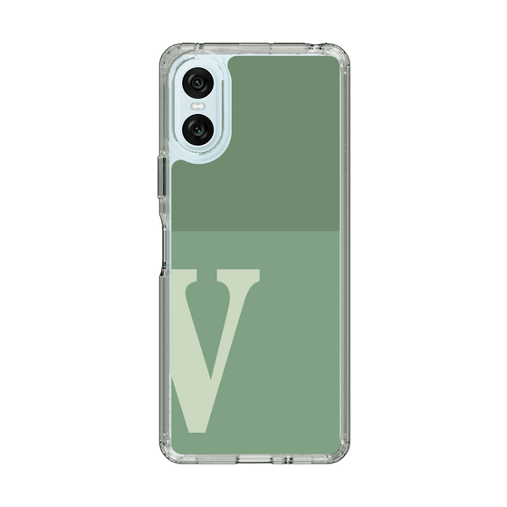 Slim Protection Case［ Original - initial two tone - V green ］