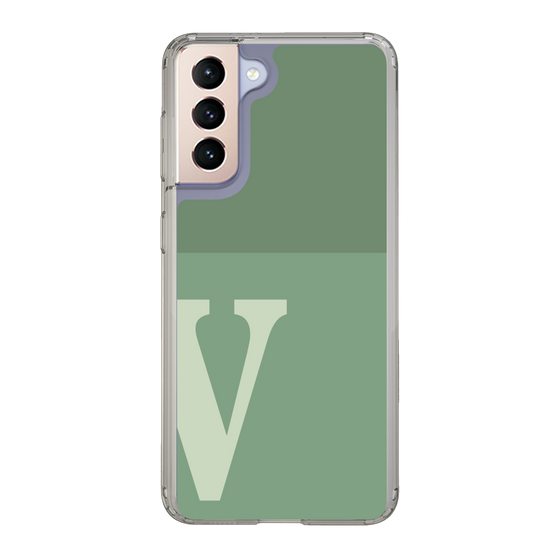 Slim Protection Case［ Original - initial two tone - V green ］