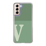 Slim Protection Case［ Original - initial two tone - V green ］