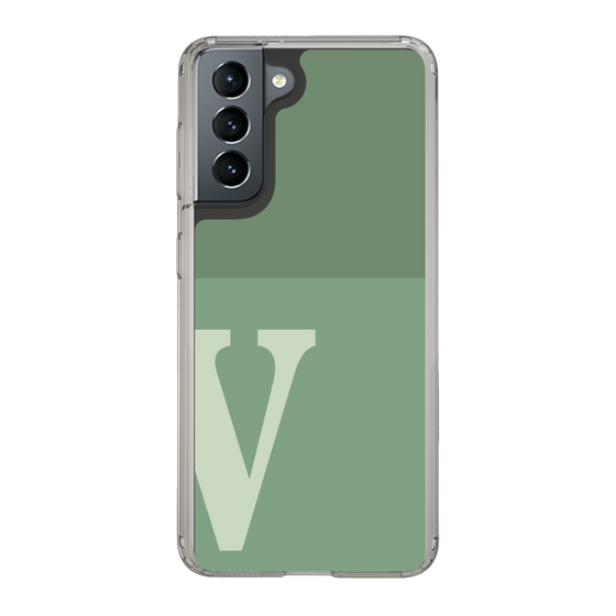 Slim Protection Case［ Original - initial two tone - V green ］