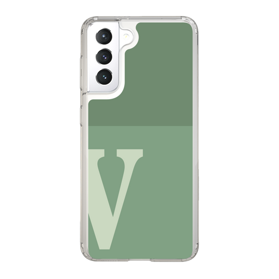 Slim Protection Case［ Original - initial two tone - V green ］