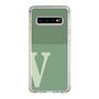 Slim Protection Case［ Original - initial two tone - V green ］