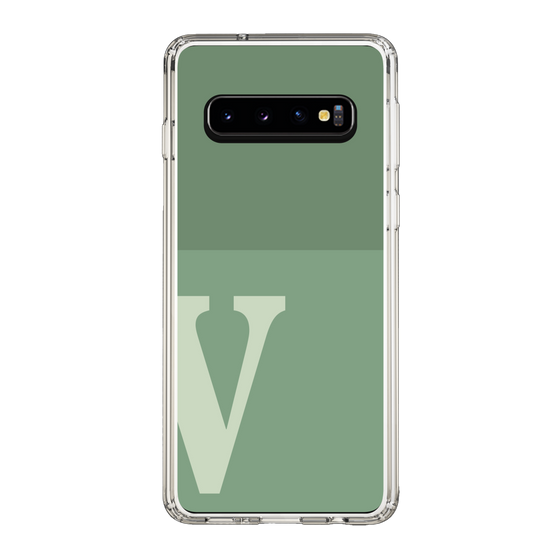 Slim Protection Case［ Original - initial two tone - V green ］