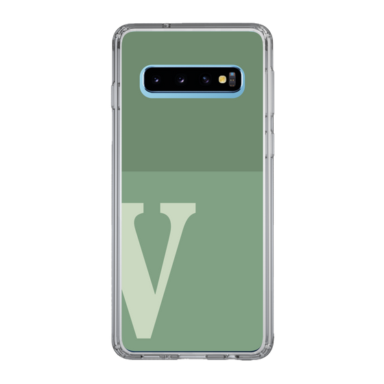 Slim Protection Case［ Original - initial two tone - V green ］