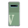 Slim Protection Case［ Original - initial two tone - V green ］