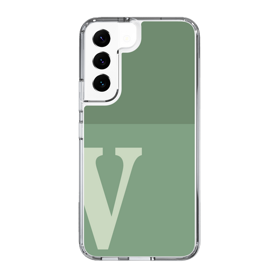 Slim Protection Case［ Original - initial two tone - V green ］