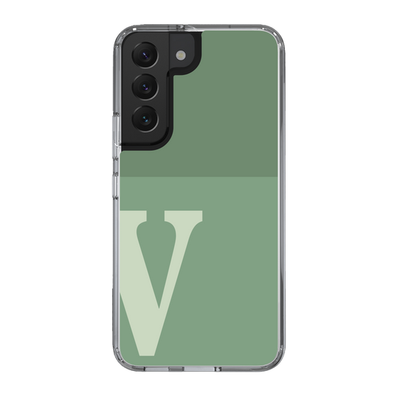 Slim Protection Case［ Original - initial two tone - V green ］