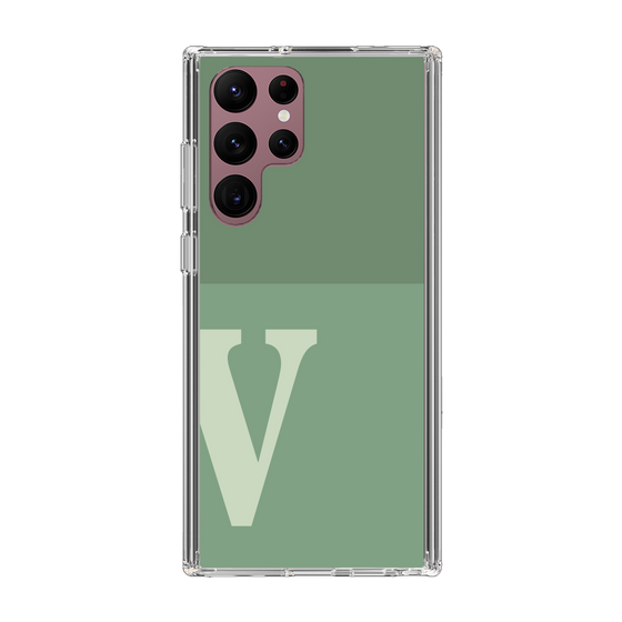 Slim Protection Case［ Original - initial two tone - V green ］