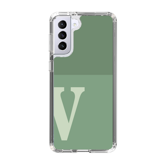 Slim Protection Case［ Original - initial two tone - V green ］