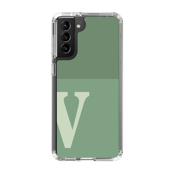 Slim Protection Case［ Original - initial two tone - V green ］