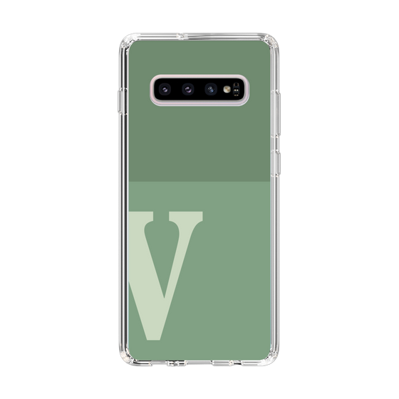 Slim Protection Case［ Original - initial two tone - V green ］